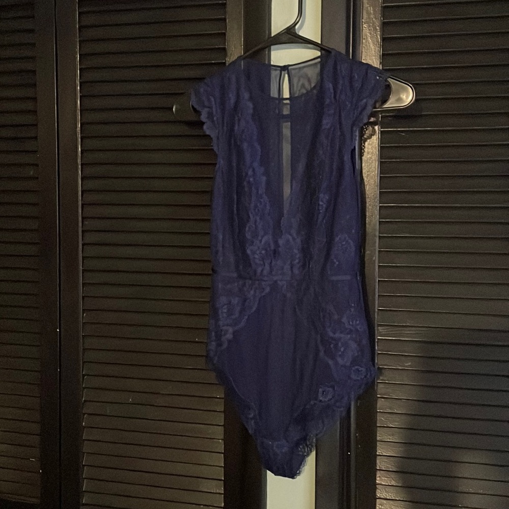 Navy blue H & M bodysuit size XS